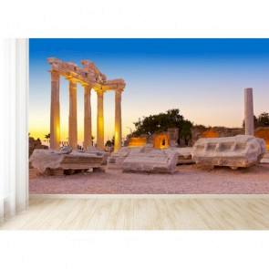 Manavgat Antalya Harabeleri 3 Boyutlu Manzara Resimli Duvar Kağıdı