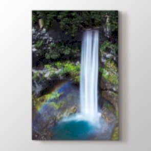 Gizli Şelale Tablosu | Salon Için Duvar Tabloları