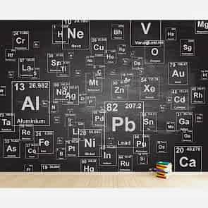 Elementler Dünyası Okul Kreş Ofis Duvar Kağıtları