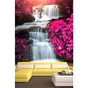 Uzak Doğu Mun Daeng Şelalesi 3 Boyutlu Resimli Duvar Kağıdı