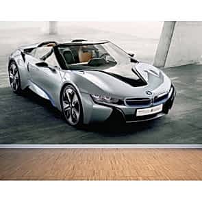 BMW i8 Hibrit Araba - Araba 3D Duvar Kağıdı