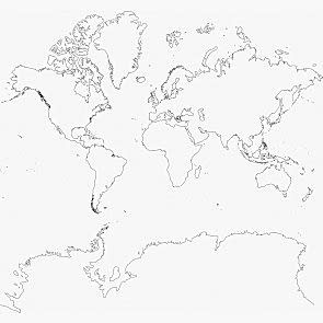 Kara Kalem Dünya Haritası
