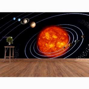 Dünya'nın Galakside Yörüngesi 3 Boyutlu Duvar Kağıdı