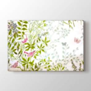 Kuşlar ve Kelebekler Tablosu | Çocuk Odası Tablo