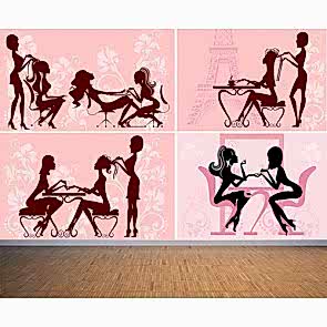 Güzellik Merkezi 3D Duvar Kağıdı Modeli