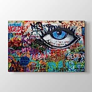 Gözüm Üstünde - Modern Duvar Dekoru Kanvas Tablo