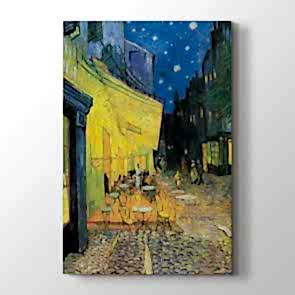 Cafe Terrace - Yağlı Boya Duvar Dekoru Kanvas Tablo