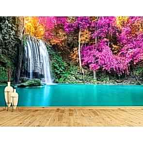 Tayland Ulusal Park Şelalesi 3 Boyutlu Resimli Duvar Kağıdı