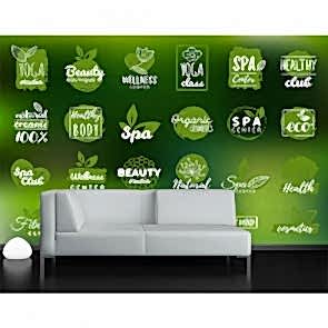 Masajın Faydaları 3D SPA Odası için Duvar Kağıdı Modeli