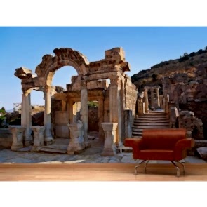 Efes Antik Kenti İzmir 3 Boyutlu Duvar Kağıdı