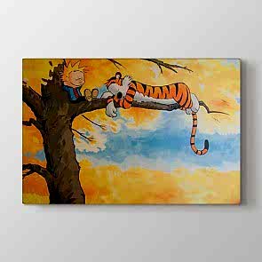 En İyi Arkadaşım - Vahşi Yaşam Duvar Tablosu Modeli