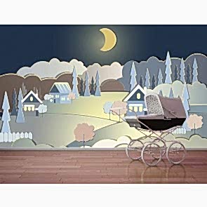 Masal Şehri - 3 Boyutlu Çocuk Odası Duvar Kağıdı Modeli Uygulama