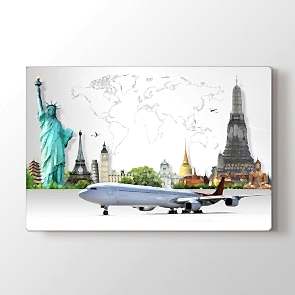 Doğudan Batıya - Ofis Duvar Tablosu