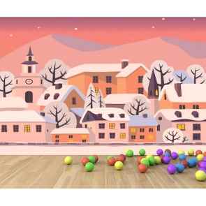 Sevimli Mahalle - Kreş için 3D Duvar Kağıdı Modelleri