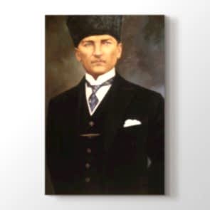 Mustafa Kemal Duruşu Tablosu | Atatürk Kanvas Tabloları - halicikmazlari.shop