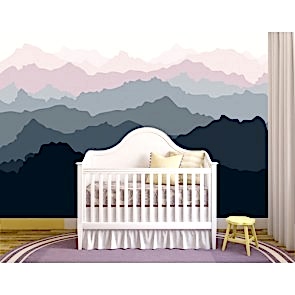 Uzak Tepeler - 3D Çocuk ve Bebek Odası Duvar Kağıdı Uygulama