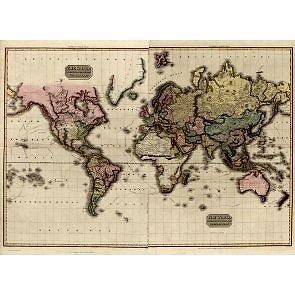 1800'ler Dünya Haritası