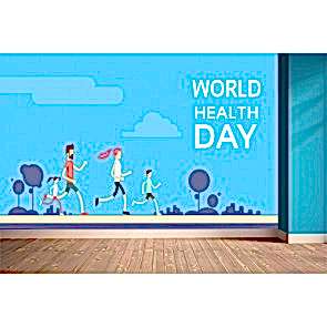 Sağlıklı Günler 3D Duvar Kağıdı Modeli