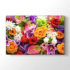 Çiçek Buketi Tablosu | Çiçek Desenli Tablolar