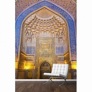 Şaheser Mihrap 3 Boyutlu Manzara Duvar Kağıdı Modeli