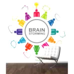Brain Storming 3 Boyutlu Duvar Kağıdı