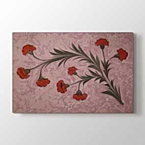 Çiçekler Ebru Sanatı Tablosu | Salon Için Tablo