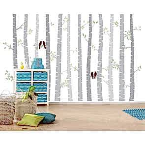 Ormanda Yaşam - 3D Çocuk ve Bebek Odası Duvar Kağıdı Uygulama