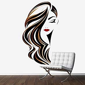 Yüz ve Saç Güzelliği 3D Duvar Kağıdı Modeli