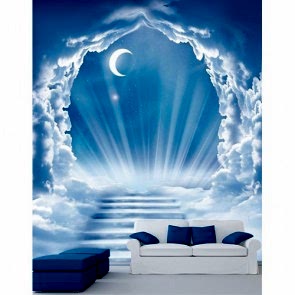 Cennet Kapısı Uzay ve Gökyüzü Duvar Kağıdı Modeli