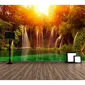 Şelale Sesi - 3D Duvar Kağıdı