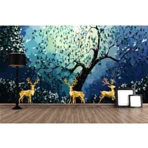 Altın Geyikler - 3D Duvar Kağıdı Uygulama