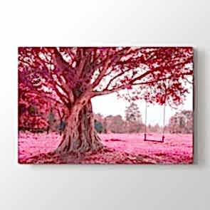 Pembe Salıncak Tablosu | Deniz Manzaralı Tablolar