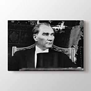 Nostaljik Atatürk Resmi Tablosu | Ev Için Tablolar