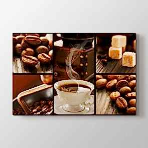 Sade Kahve Tablosu | Kafe Kanvas Tablo