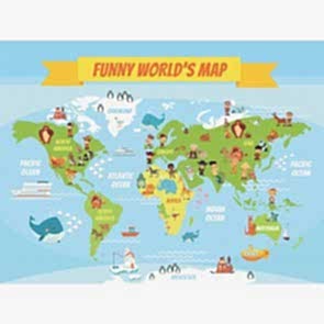 Eğlenceli Dünya Haritası