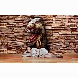 Dinazor Baskını - 3D Duvar Kağıdı Uygulama