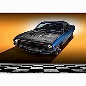 1970 Plymouth Cuda Speedkore - Araba 3D Duvar Kağıdı
