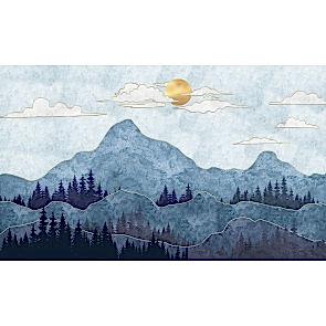 Sanatsal Dağ Manzarası