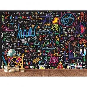 Renkli Formüller Kreş Okul Ofis Duvar Kağıdı