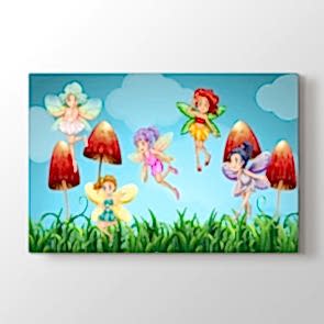 Periler Uçuşta Tablosu | Çocuk Tabloları