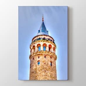Galata Parlıyor - Şehir Kanvas Tablosu