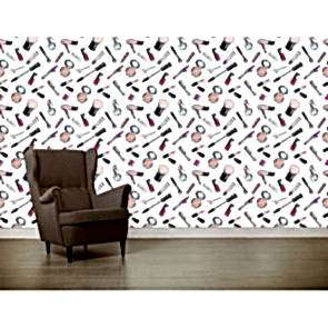 Kuaför Duvarı Üç Boyutlu Duvar Kağıdı Modeli