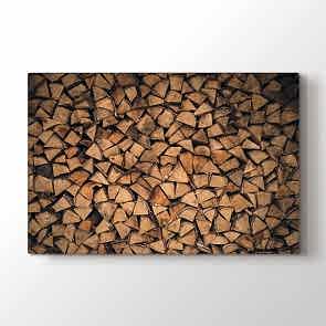 Yaş Odunlar Tablosu | Salon Duvar Tabloları