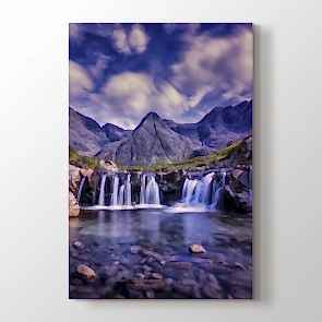 Dağlık Şelale Tablosu | Kız Kulesi Tablo