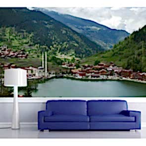 Trabzon Uzungöl 3 Boyutlu Duvar Kağıdı