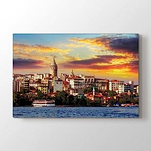Galata Çok Güzel - Şehir Duvar Tablosu