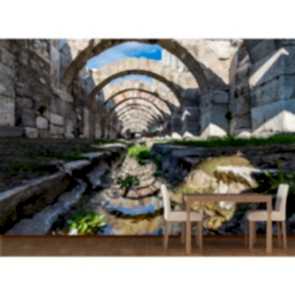 İzmir Agora Harabeleri 3 Boyutlu Duvar Kağıdı