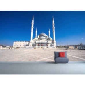 Ankara Kocatepe Cami Manzara 3 Boyutlu Duvar Kağıdı