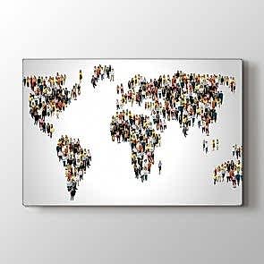 Dünya İnsanları - Ofis Duvar Tablosu