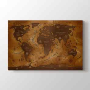 Kıtalar Okyanus Olsa - Ofis Resimli Tablo Modeli